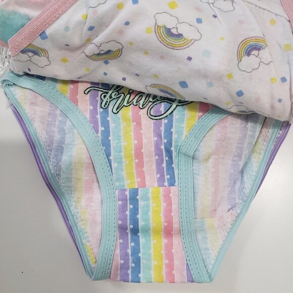 NWT Toddler‎ Girls Seven Pack Days of The Week Printed Panties - Multi Color 4T - Picture 9 of 11